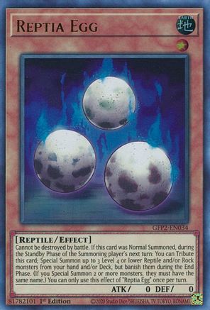 Reptia Egg (GFP2-EN034) - Ghosts From the Past: The 2nd Haunting 1st Edition