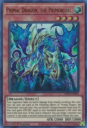 Primal Dragon, the Primordial (GFP2-EN036) - Ghosts From the Past: The 2nd Haunting 1st Edition