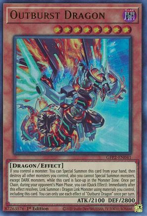 Outburst Dragon (GFP2-EN041) - Ghosts From the Past: The 2nd Haunting 1st Edition