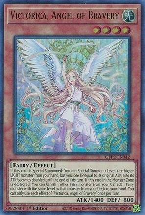 Victorica, Angel of Bravery (GFP2-EN042) - Ghosts From the Past: The 2nd Haunting 1st Edition