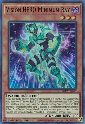 Vision HERO Minimum Ray (GFP2-EN055) - Ghosts From the Past: The 2nd Haunting 1st Edition