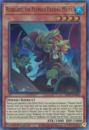 Redbeard, the Plunder Patroll Matey (GFP2-EN092) - Ghosts From the Past: The 2nd Haunting 1st Edition