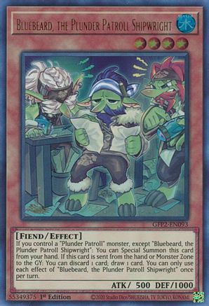 Bluebeard, the Plunder Patroll Shipwright (GFP2-EN093) - Ghosts From the Past: The 2nd Haunting 1st Edition