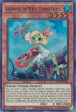 Goldenhair, the Newest Plunder Patroll (GFP2-EN094) - Ghosts From the Past: The 2nd Haunting 1st Edition