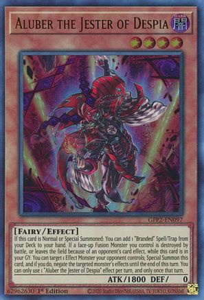 Aluber the Jester of Despia - GFP2-EN097 - Ghosts From the Past: The 2nd Haunting 1st Edition
