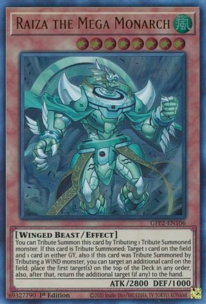 Raiza the Mega Monarch (GFP2-EN106) - Ghosts From the Past: The 2nd Haunting 1st Edition