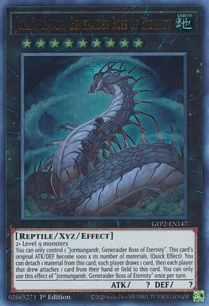 Jormungandr, Generaider Boss of Eternity (GFP2-EN147) - Ghosts From the Past: The 2nd Haunting 1st Edition