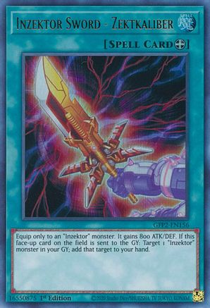 Inzektor Sword - Zektkaliber (GFP2-EN156) - Ghosts From the Past: The 2nd Haunting 1st Edition