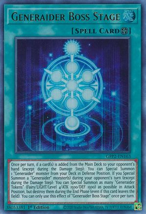 Generaider Boss Stage (GFP2-EN163) - Ghosts From the Past: The 2nd Haunting 1st Edition