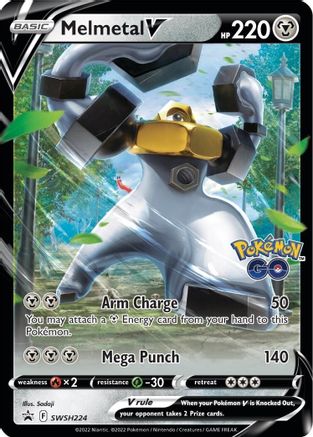 Melmetal V - SWSH224 SWSH224/307 - SWSH Sword & Shield Promo Cards Holofoil