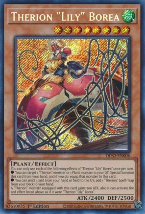 Therion "Lily" Borea (DIFO-EN006) - Dimension Force 1st Edition