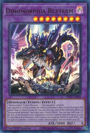 Dinomorphia Rexterm (DIFO-EN038) - Dimension Force 1st Edition