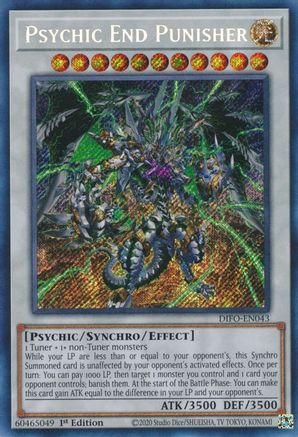 Psychic End Punisher (DIFO-EN043) - Dimension Force 1st Edition