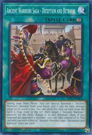 Ancient Warriors Saga - Deception and Betrayal - DIFO-EN064 - Dimension Force 1st Edition