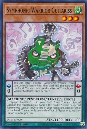 Symphonic Warrior Guitariss (DIFO-EN020) - Dimension Force 1st Edition