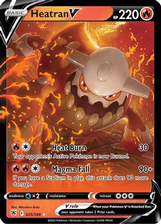 Heatran V 25/189 - Astral Radiance Holofoil