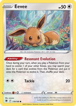 Eevee 119/189 - Astral Radiance Reverse Holofoil