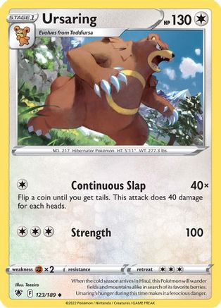 Ursaring 123/189 - Astral Radiance