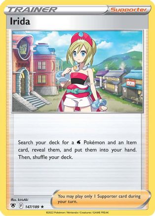 Irida 147/189 - SWSH10 Astral Radiance Reverse Holofoil