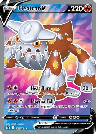 Heatran V 165/189 - Astral Radiance Holofoil