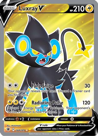 Luxray V 168/189 - Astral Radiance Holofoil