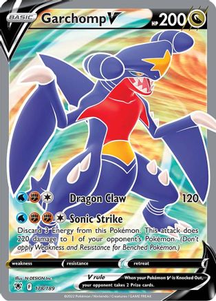 Garchomp V (Full Art) 178/189 - Astral Radiance Holofoil