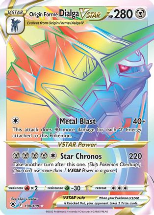 Origin Forme Dialga VSTAR 198/189 - Astral Radiance Holofoil