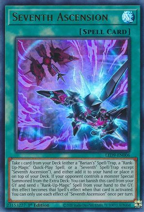 Seventh Ascension (LED9-EN006) - Legendary Duelists: Duels From the Deep 1st Edition