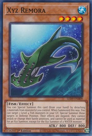 Xyz Remora (LED9-EN009) - Legendary Duelists: Duels From the Deep 1st Edition