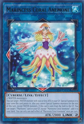 Marincess Coral Anemone (LED9-EN041) - Legendary Duelists: Duels From the Deep 1st Edition