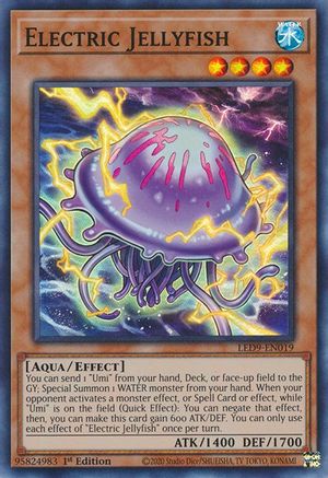 Electric Jellyfish (LED9-EN019) - Legendary Duelists: Duels From the Deep 1st Edition