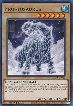 Frostosaurus (LED9-EN046) - Legendary Duelists: Duels From the Deep 1st Edition