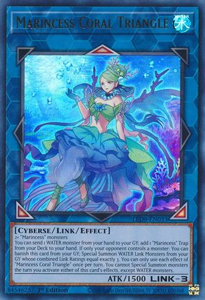 Marincess Coral Triangle (LED9-EN033) - Legendary Duelists: Duels From the Deep 1st Edition