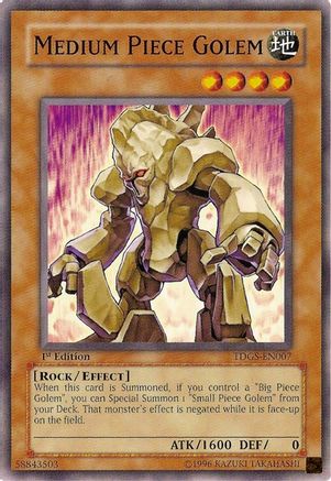 Medium Piece Golem (TDGS-EN007) - The Duelist Genesis Unlimited