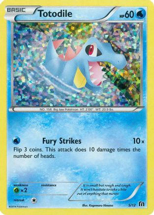 Totodile 5/12 - McDonalds Collection 2016 Holofoil