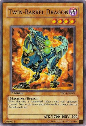 Twin-Barrel Dragon (TDGS-EN029) - The Duelist Genesis 1st Edition