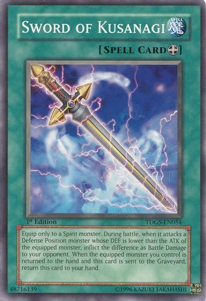 Sword of Kusanagi (TDGS-EN054) - The Duelist Genesis 1st Edition