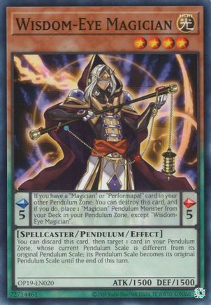 Wisdom-Eye Magician (OP19-EN020) - OTS Tournament Pack 19 Unlimited