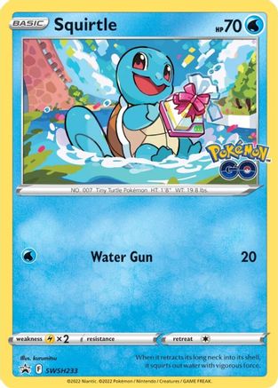 Squirtle SWSH233/307 - SWSH Black Star Promos Holofoil