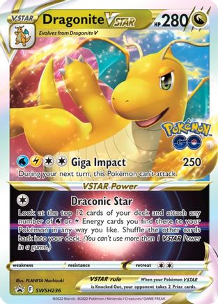 Dragonite VSTAR SWSH236/307 - SWSH Black Star Promos Holofoil