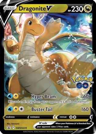 Dragonite V SWSH235/307 - SWSH Black Star Promos Holofoil