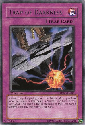 Trap of Darkness (TDGS-EN092) - The Duelist Genesis 1st Edition