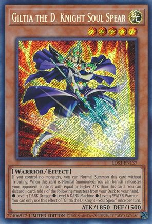 Giltia the D. Knight Soul Spear (LDS3-EN137) - Legendary Duelists: Season 3 1st Edition
