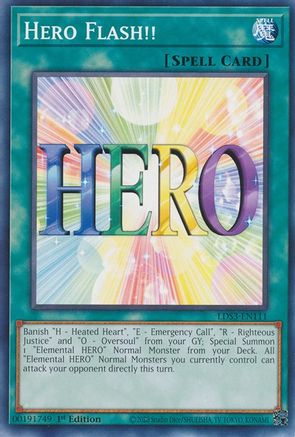 Hero Flash!! (LDS3-EN111) - Legendary Duelists: Season 3 1st Edition