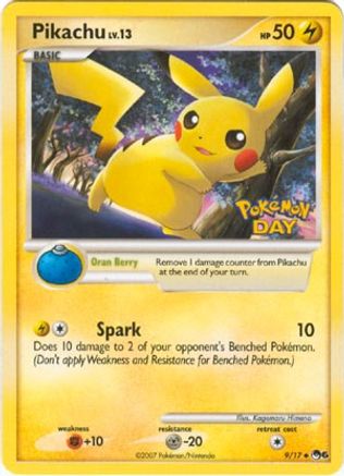 Pikachu (Pokemon Day Stamped) 9 - POP Series 6