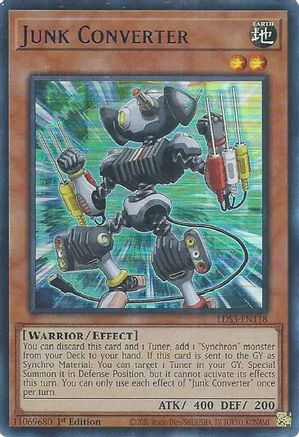 Junk Converter (Blue) (LDS3-EN118) - Legendary Duelists: Season 3 1st Edition