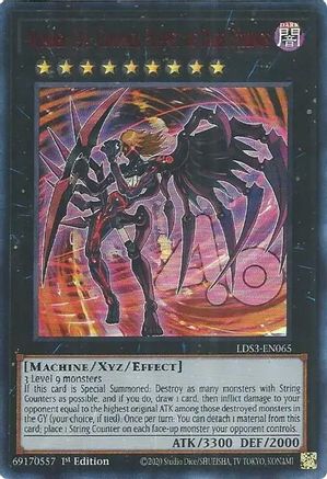 Number C40: Gimmick Puppet of Dark Strings (Red) (LDS3-EN065) - Legendary Duelists: Season 3 1st Edition