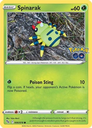 Spinarak 6/78 - Pokmon GO