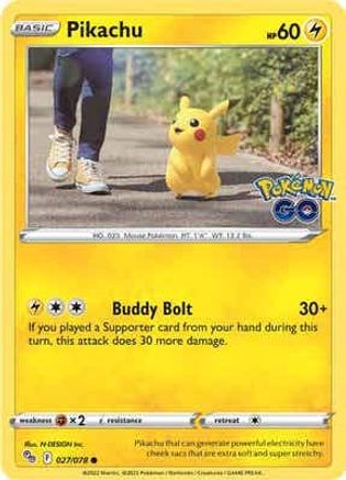 Pikachu (27) 27/78 - Pokemon GO