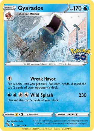 Gyarados 22/78 - Pokmon GO Holofoil